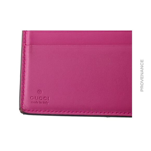 🔴 Gucci Trifold Snap Wallet - GG Supreme Red/Pink - Picture 8 of 11